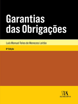 cover image of Garantias das Obrigações--6ª Edição